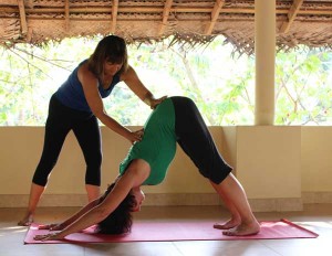 Yoga class at Kailasam Yoga