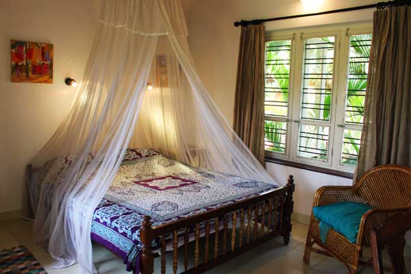 guest bedroom at Kailasam