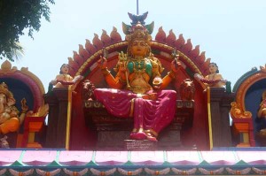 Hindu Temple in Kovalam.