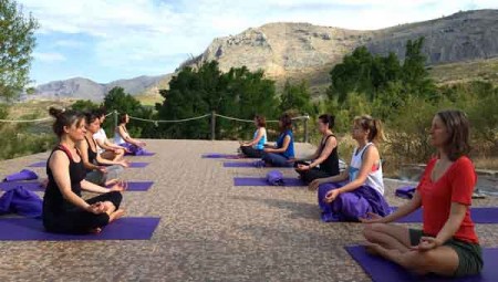 Yoga meditation with Diana Shipp in Spain