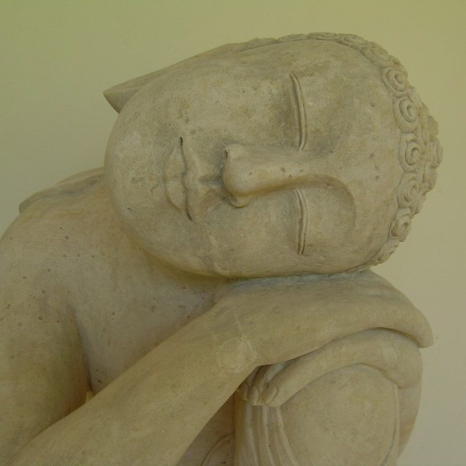 Sleeping Buddha Statue at Kailasam