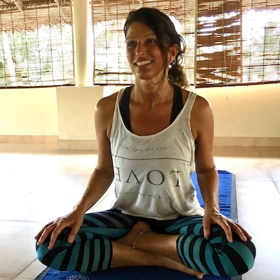 Maddy Lesser yoga teacher at Kailasam Yoga